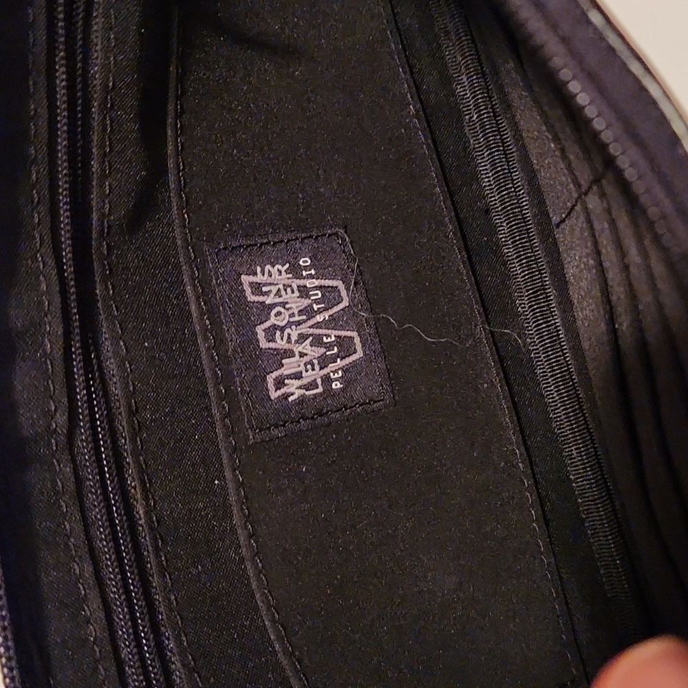 Wilson Leather Patchwork Leather Lage Wristlet/Cl… - image 5